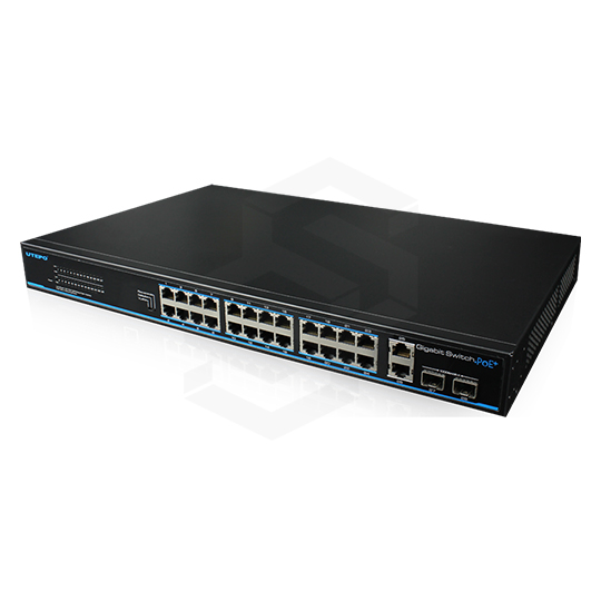 Switch 24 Puertos 10/100Mb Poe + 2 Uplink 10/100/1000Mb 225W