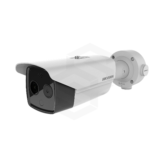 Camara Ip Tubo Termica 6Mm Dual 4Mp Para Control De TemperaturaRes. Térmica 160×120 Lente 6MmDetec. Térmica 1.5~3M. Rango: 30° A 45°C. Prec. ±0.5°CLente Óptico 8Mm. Ir 40M.3D Dnr, Wdr, Ir Con Interruptor Automático.