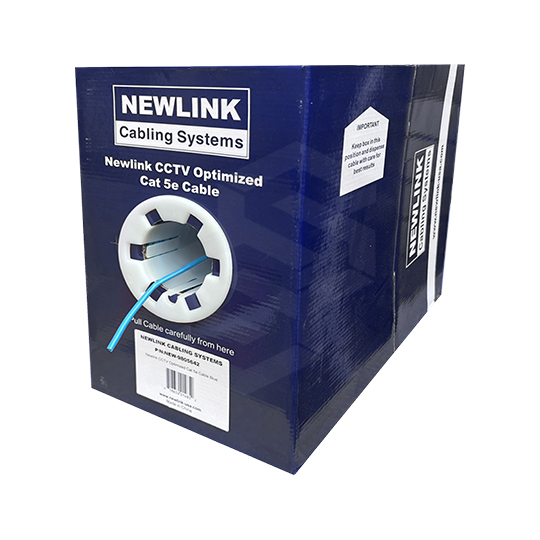 Cable Utp Cat 5E 305 Mts Interior Azul Newlink