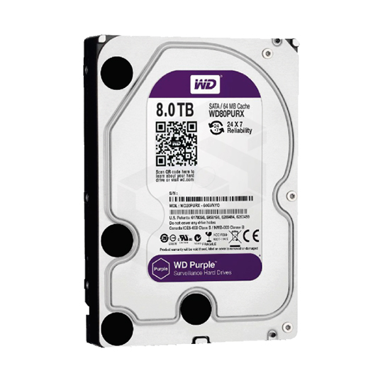 Disco Duro 8Tb Especial Dvr Wd Purple