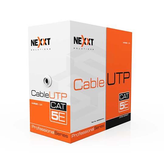 CABLE UTP CAT 5E INTERIOR 100 MTS