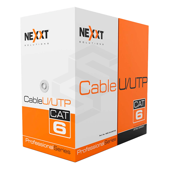 CABLE UTP CAT 6 INTERIOR 305 MTS 23AWG