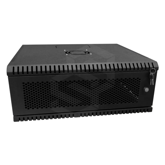 Gabinete Tipo Monobloque 3Ur Puerta Metalica T/Malla Con Ventilador