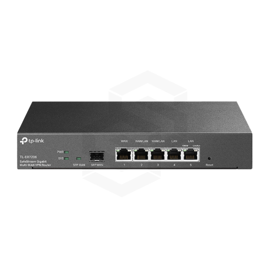 ROUTER VPN 1 PUERTOS LAN + 2 WAN + 2 WAN/LAN GIGABITE MULTIONE TPLINK OMADA