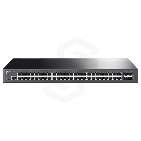 SWITCH TPLINK JETSTREAM 48 PUERTOS GIGABIT + 4 SFP+ 1GBPS CAPA 2 ADMINISTRABLE