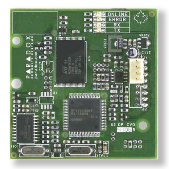 Modulo De Voz Ext Enlace Activación Voz Con Central Programación Llamada A 1 O + # De Tlfno. En Caso De Alarma Convierte Cualquier Tlfno. Ext En Teclado Compatible Sp/Mg/Evo192 Hasta 8 Números Tlfno Para Reportar Alarmas Robo/Pánico/Incendio