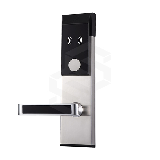 Cerradura Hotelera De Proximidad IzqHasta 224 EventosMifare®Estándar Americano 5 PestillosAviso De Batería BajaZkbiolock Hotel Lock System, Zkbiosecurit Y 3.0Grosor De Puerta:35-45MmDim: Frente-78×289.5×30Mm, Reverso-78×305×22.5Mm