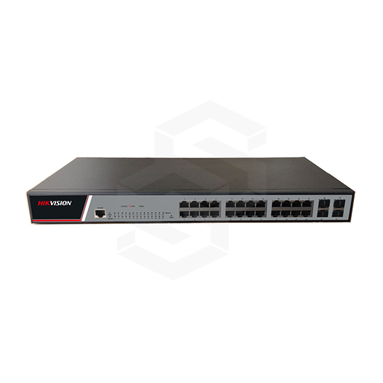 Switch Gigabite 24 Ch + 2 Puertos 10/100/1000Mb Hikvision