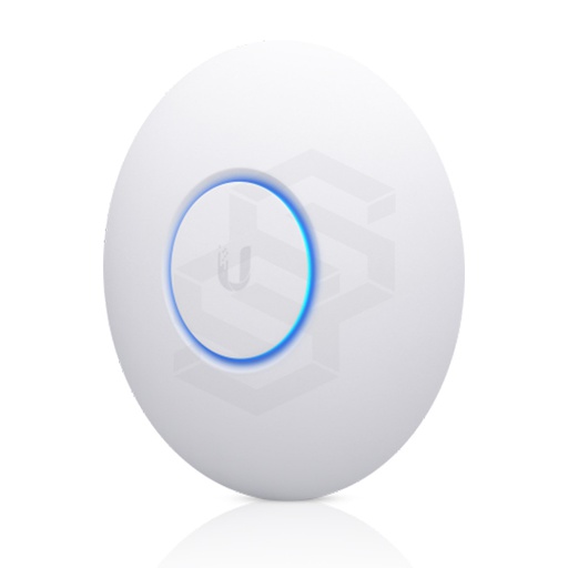 [UB-UAP-NANOHD] Punto de acceso UniFi 802.11ac Wave 2, MU-MIMO4X4 con antena Beamforming, hasta 1.7 Gbps, para interior PoE 802.3af, soporta 200 clientes, No incluyen PoE. 
Se energiza con UB-POE-48-24W-G