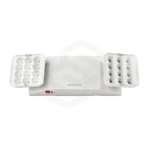 [SY-P23342] Luminaria Emergencia R-1 LedDiseño Compacto, Blanco, Chasis Termoplástico AbsRetardante Al Fuego, Resistente Golpes, Prueba De RayadurasBatería De Níquel - CadmioMultivoltaje (120-277) Vac60Hz.Indicador De Carga Con Luz Led Roja