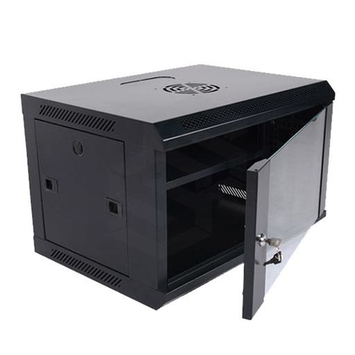 [XT-WM6406] Gabinete compacto 6ur xtring desarmado puerta de vidrio 600X450mm