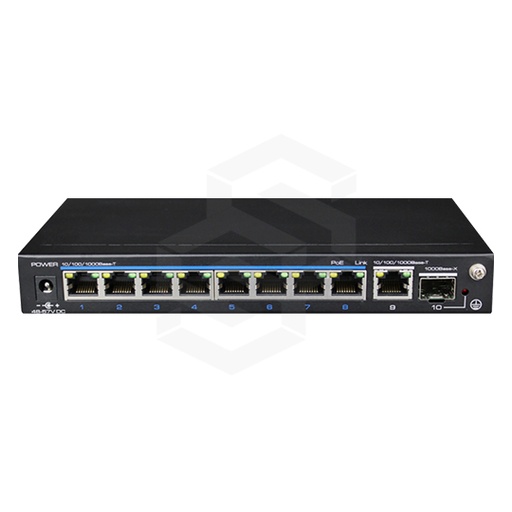 [UTP-3-GSW0802-TSP120] &quot;Switch 8 Puertos 10/100Mb Poe+2Uplink 10/100/1000Mb
8 Puertos Ethernet Poe 10/100 Base-T
2 Puertos Uplink Ethernet 10/100/1000 Base-T
Salida 110W Poe
Energía Poe 135W
Inmunidad A Sobretensiones De 6Kv
Estándar De Prueba Eft.&quot;