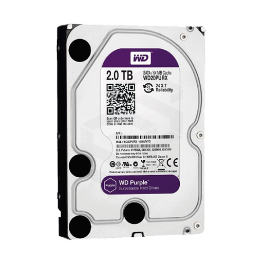 [HDD-2TB-DVRWD] Disco Duro 2Tb Especial Dvr Wd Purple