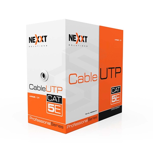 [NEXT-100UTPCAT5INTX100] CABLE UTP CAT 5E INTERIOR 100 MTS