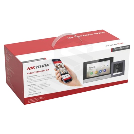 [DS-KIS602] &quot;Kit De Video Portero Ip Ds-Kd8003-Ime1 + Ds-Kh6320-Wet1 + Switch Poe X 4 + Sd 16Gb Hikvision
Un Botón De Llamada
Ds-Kd8003-Ime1
Ds-Kh6320-Wte1
Switch Poe Estándar De 4 Puertos
Tarjeta Tf De 16 Gb&quot;