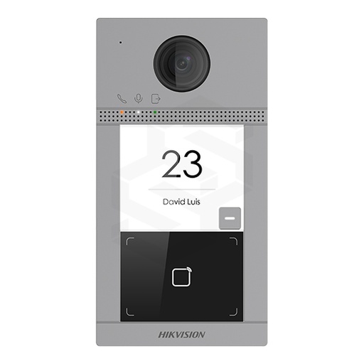 [DS-KV8113-WME1] Camara De Videoportero 2Mp Tcp/Ip Cámara Hd 2Mp, Cmos Alto Rendimiento Función Control De Acceso, Audio Bidireccional Micrófono Omnidireccional Incorporado Altavoz Incorporado Supresión De Ruido Y Cancelación De Eco Poe, Wi-Fi 2.4Ghz, Ip65, Ik8