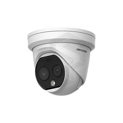 [DS-2TD1217B-6/PA] Camara Ip Domo Termica 6Mm Dual 4Mp Para Control De TemperaturaRes. Térmica 384X288 Lente 6MmDetec. Térmica 1.5~3M. Rango: 30° A 45°C. Prec. ±0.5°CLente Óptico 4Mm. Ir 15M.3D Dnr, Wdr, Ir Con Interruptor Automático.