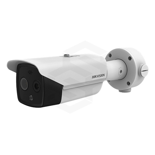 [DS-2TD2617B-6/PA] Camara Ip Tubo Termica 6Mm Dual 4Mp Para Control De TemperaturaRes. Térmica 160×120 Lente 6MmDetec. Térmica 1.5~3M. Rango: 30° A 45°C. Prec. ±0.5°CLente Óptico 8Mm. Ir 40M.3D Dnr, Wdr, Ir Con Interruptor Automático.